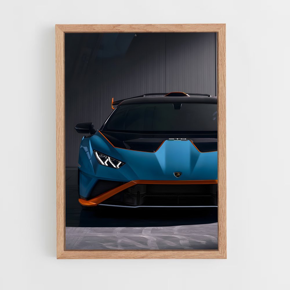 Poster L'Obscurité Automnale – affiche Lamborghini (vue 4)